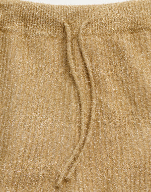 Pantaloni Di Maglia In Lurex 