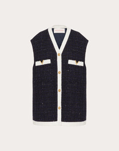Gilet In Glaze Tweed