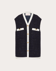 Gilet In Glaze Tweed