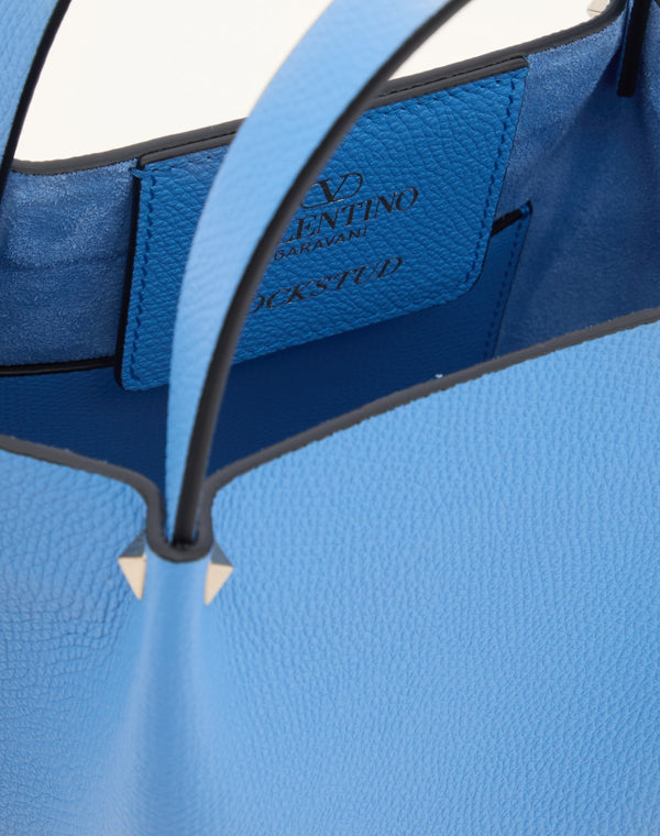 BORSA SHOPPING PICCOLA ROCKSTUD IN VITELLO GRANATO 