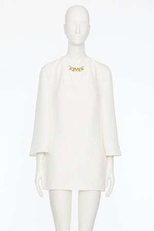 Abito Kaftano In Cady Couture Vlogo Chain