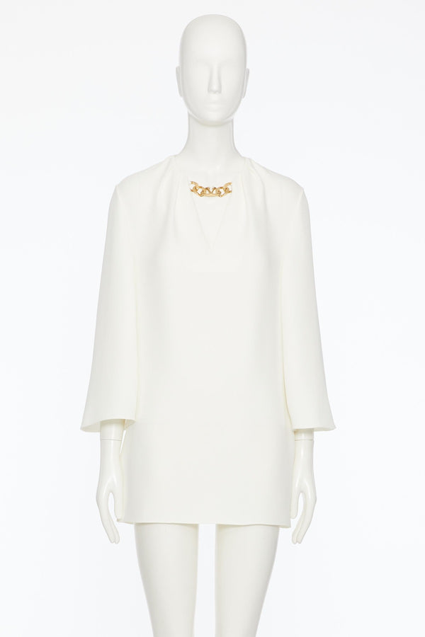 Abito Kaftano In Cady Couture Vlogo Chain