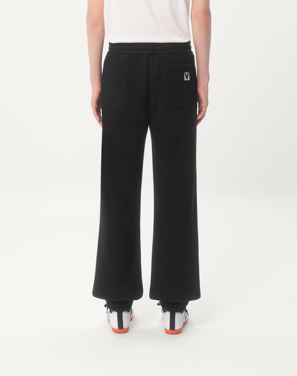 Pantaloni Da Jogging In Cotone Con Patch Chez Valentino