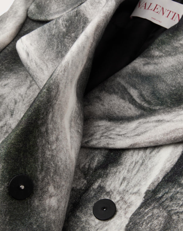 Cappotto In Valentino Wildprint Soft 