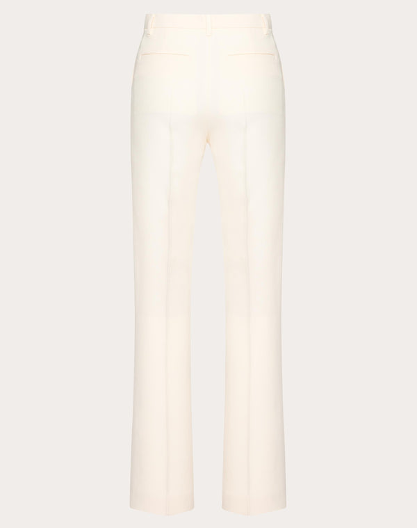 Pantaloni In Crepe Couture 