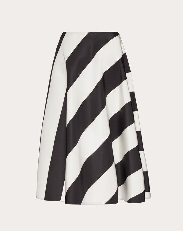 Gonna Midi In Crepe Couture Strhype 