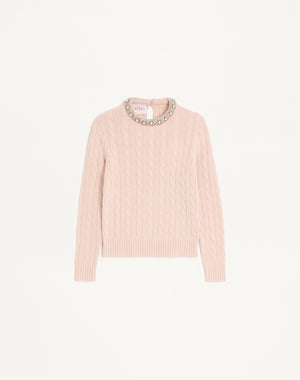 Maglia in Lana ricamata