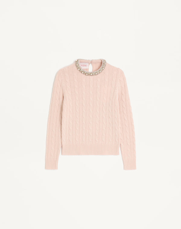 Maglia in Lana ricamata