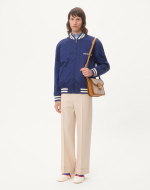 Bomber In Nylon Con Stampa Chez Valentino