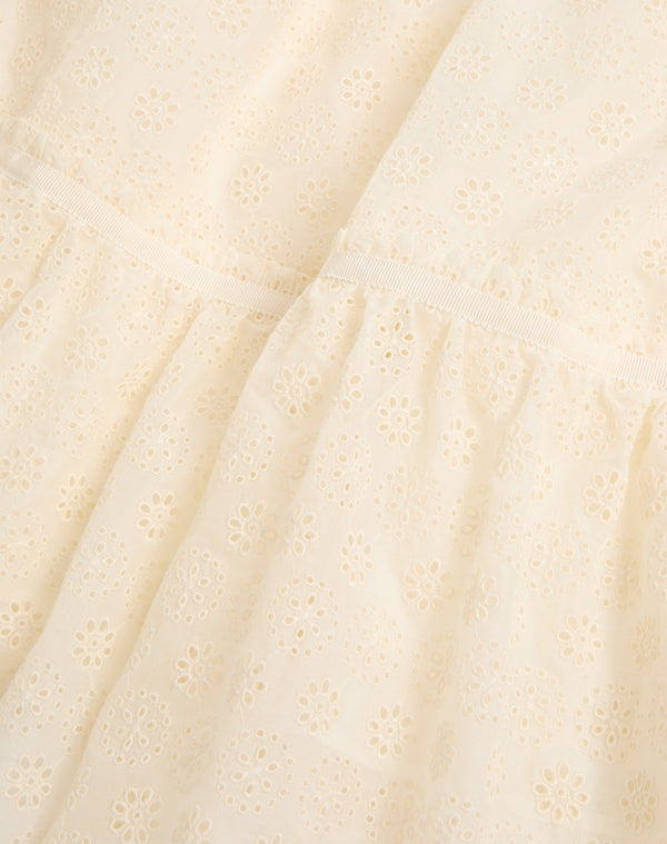 Abito in Sangallo Motivo Pois Daisy