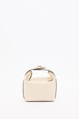 MINI BORSA A MANO VLOGO THE BOLD EDITION IN NAPPA
