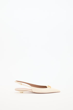 BALLERINA SLINGBACK VLOGO THE BOLD EDITION IN VITELLO 20MM
