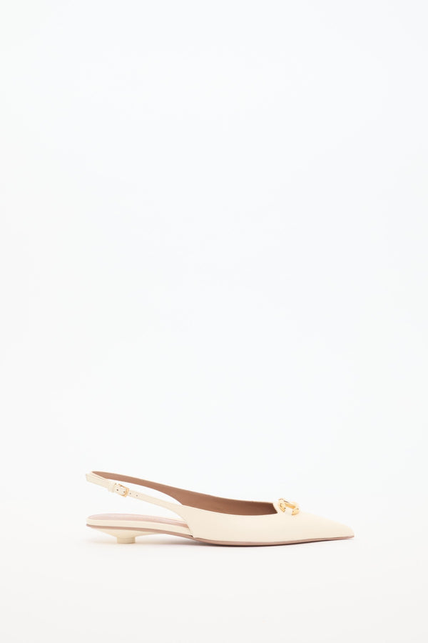 BALLERINA SLINGBACK VLOGO THE BOLD EDITION IN VITELLO 20MM