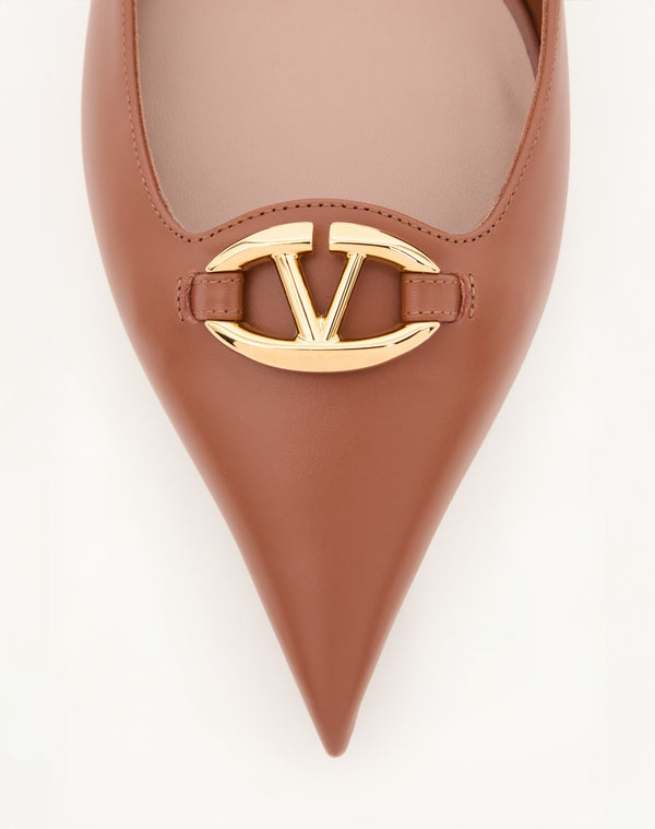BALLERINA SLINGBACK VLOGO THE BOLD EDITION IN VITELLO 20MM