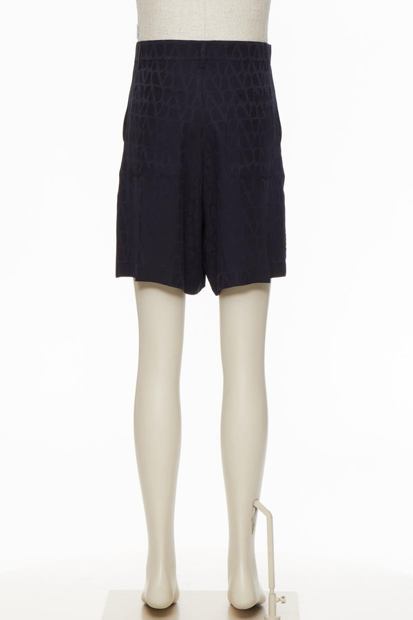 Bermuda In Seta Con Motivo Toile Iconographe All Over