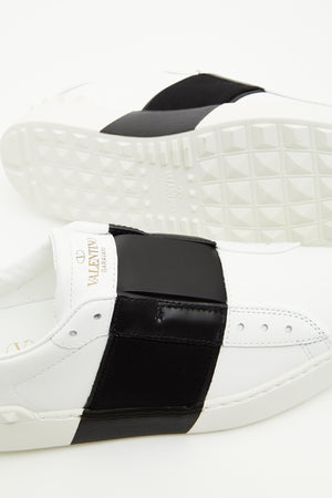SNEAKER OPEN TIE-UP IN NAPPA