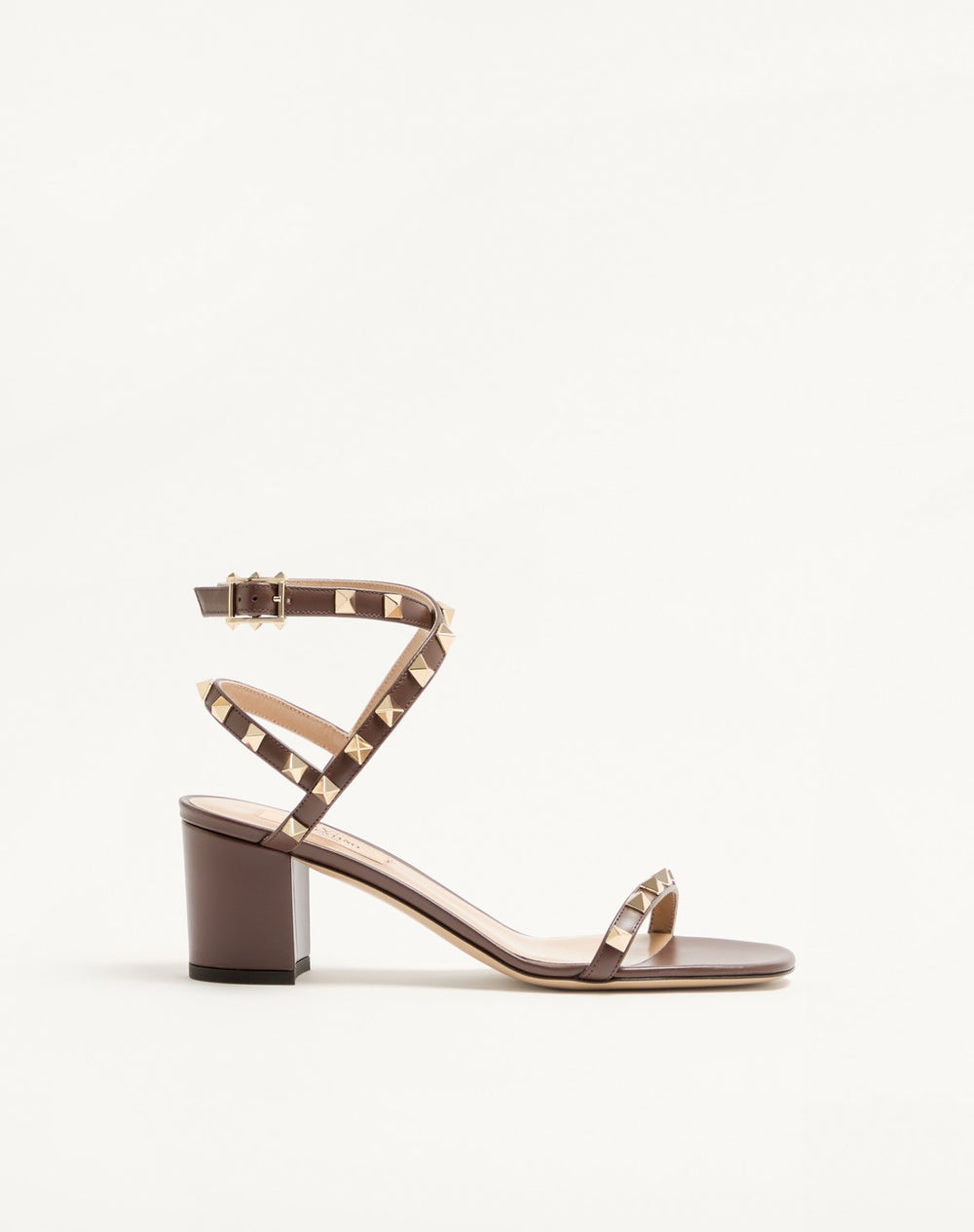 SANDALO ROCKSTUD IN VITELLO CON CINTURINI 60MM