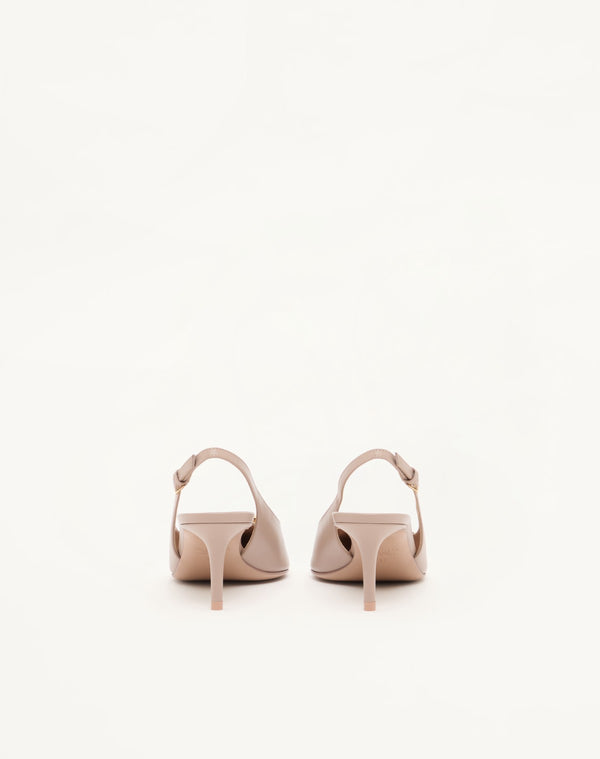 DÉCOLLETÉ SLINGBACK VLOGO THE BOLD EDITION IN VITELLO 60MM