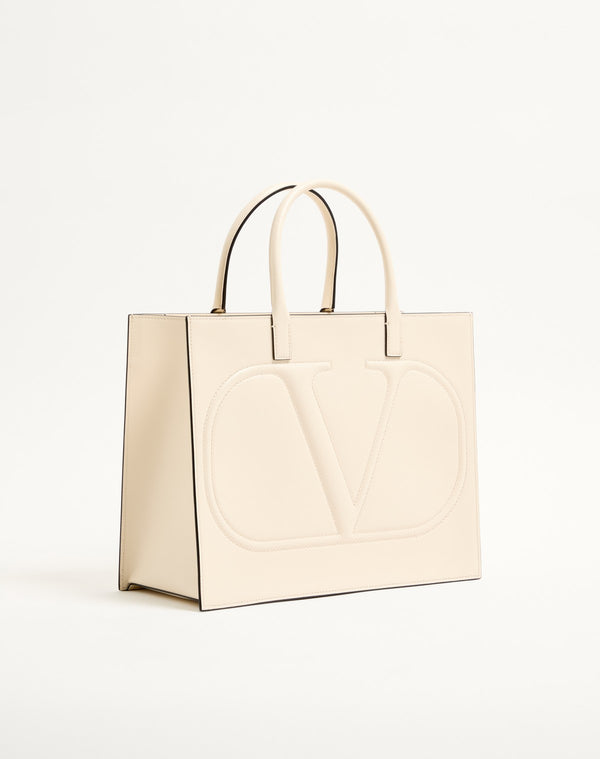 BORSA SHOPPING VLOGO WALK IN VITELLO