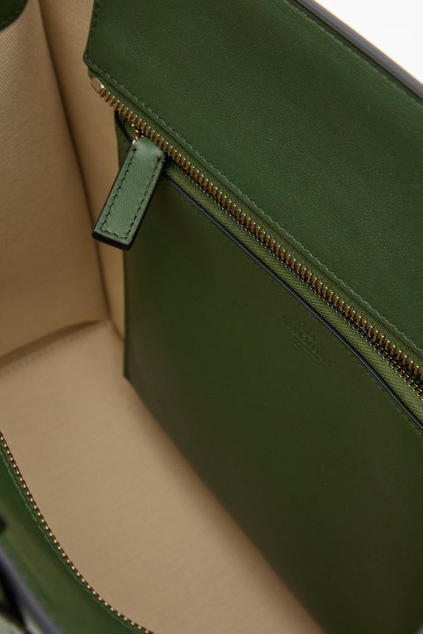BORSA SHOPPING VLOGO WALK IN VITELLO
