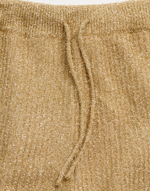 Pantaloni Di Maglia In Lurex 