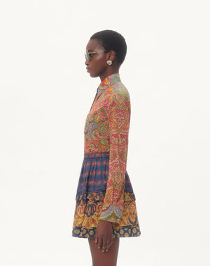 Camicia In Mussola Cachemire Voyage Imaginaire 