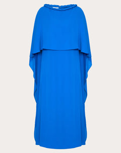 Abito Midi In Georgette Double 