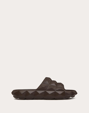 Sandalo Slider Roman Stud Turtle In Gomma