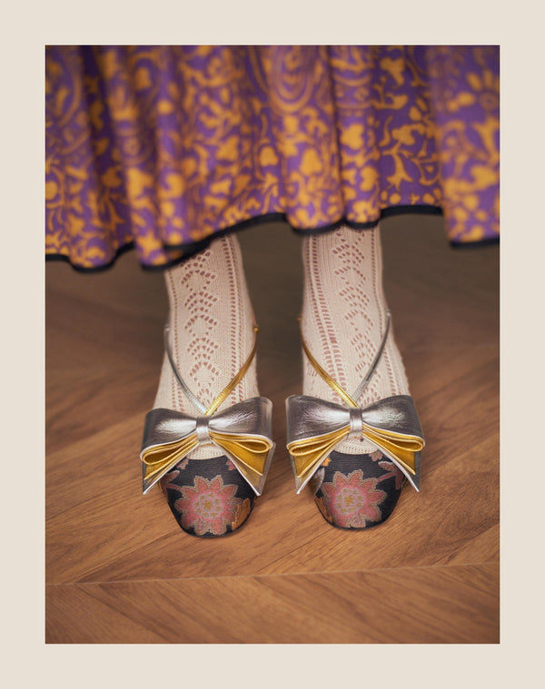 Abito Midi In Mussola Cotone Mix Stampe  