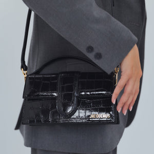 Grand Bambino Black Croco