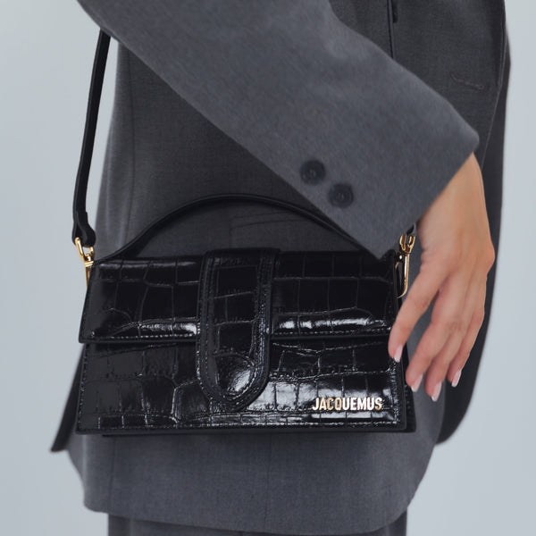 Grand Bambino Black Croco