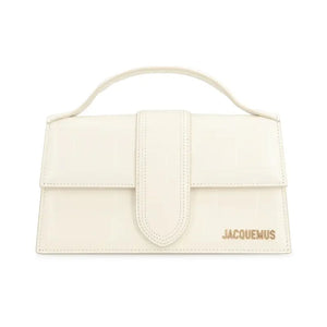 Grand Bambino White Croco Jacquemus 