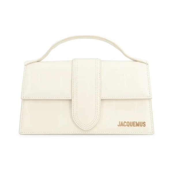 Grand Bambino White Croco Jacquemus 