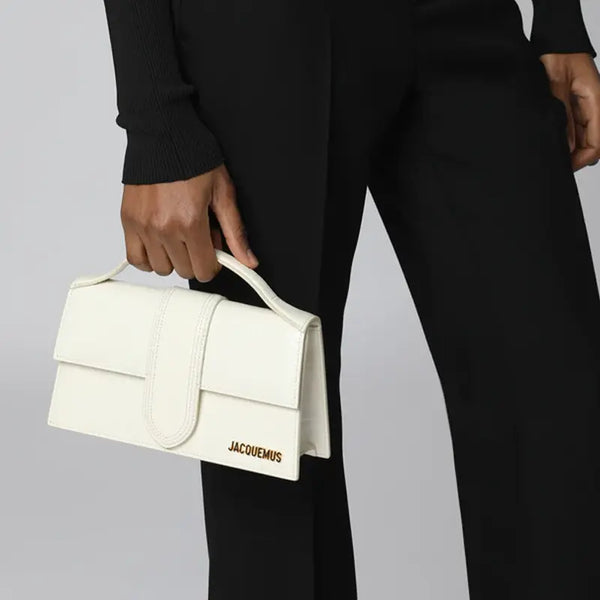 Grand Bambino White Croco Jacquemus 
