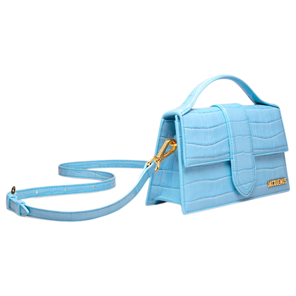 Grand Bambino Light Blue Croco -  Jacquemus