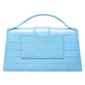 Grand Bambino Light Blue Croco -  Jacquemus