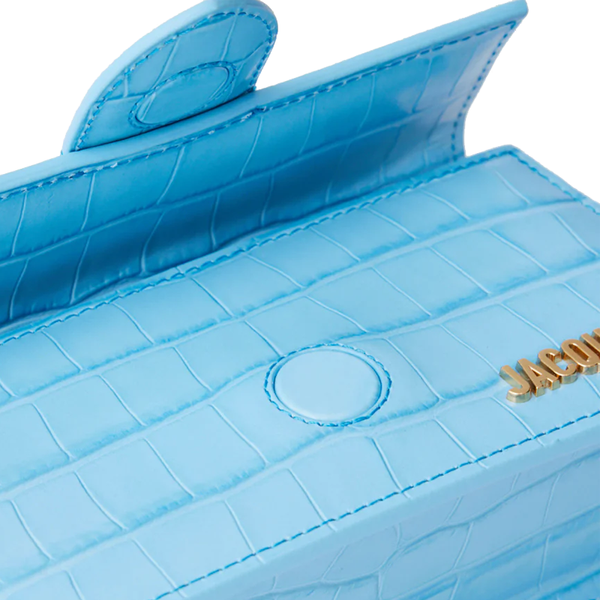 Grand Bambino Light Blue Croco -  Jacquemus