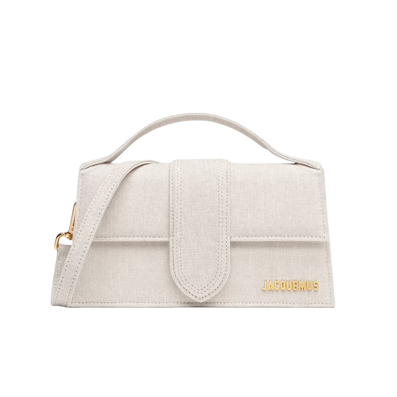 Jacquemus Grand Bambino Light Greige Linen