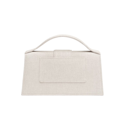 Jacquemus Grand Bambino Light Greige Linen