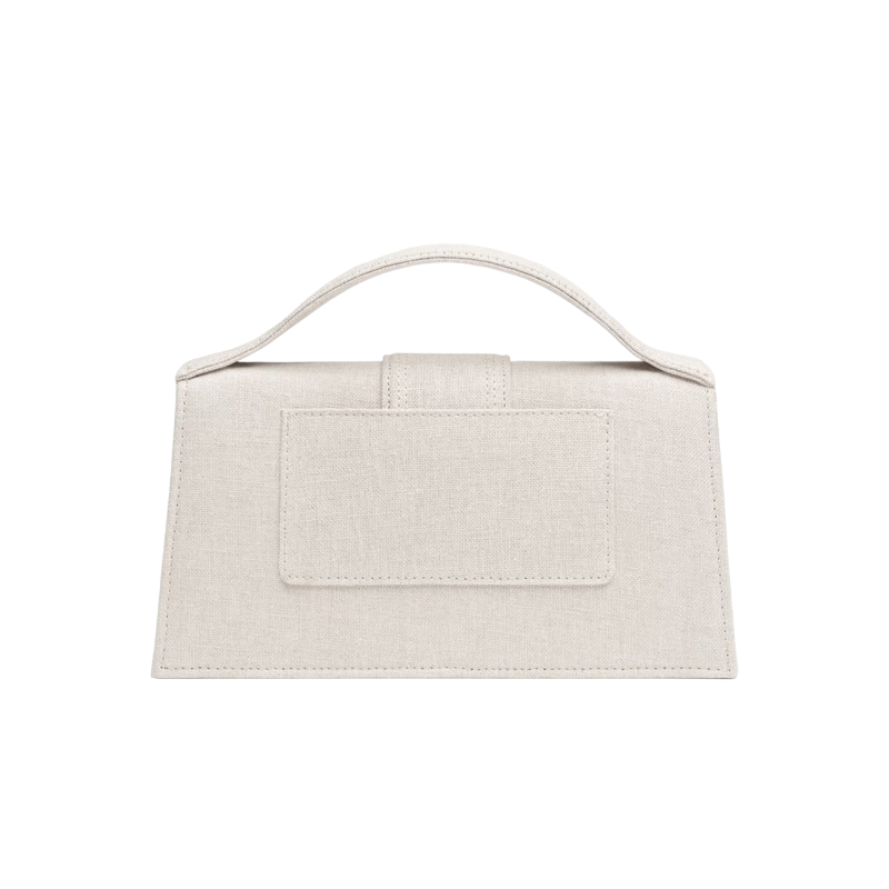 Jacquemus Grand Bambino Light Greige Linen