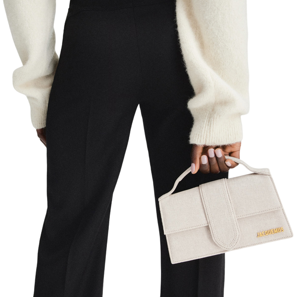 Grand Bambino Light Greige Linen -  Jacquemus