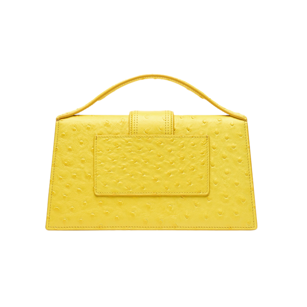 Grand Bambino Yellow Ostrich