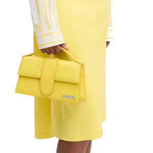 Grand Bambino Yellow Ostrich
