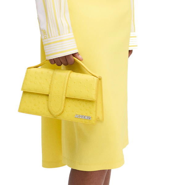 Grand Bambino Yellow Ostrich