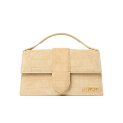 Grand Bambino Croco Dark Beige