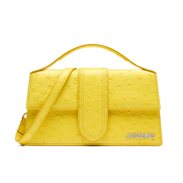 Grand Bambino Yellow Ostrich