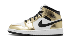 Air Jordan 1 Mid White Metallic Gold - DC1419-700