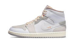 Air Jordan 1 Mid SE Craft Inside Out Blanc Gris