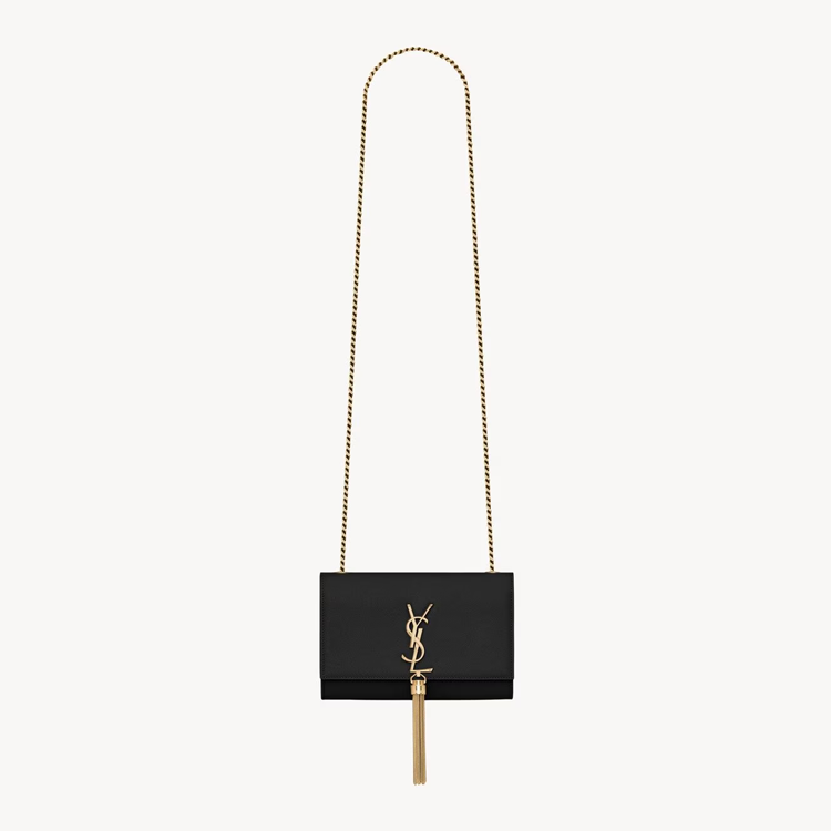 Kate Small Tassel con nappina in pelle grain de poudre