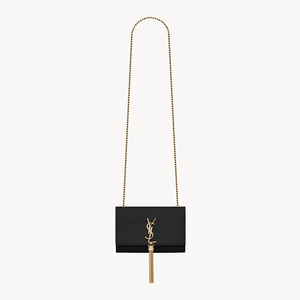 Kate Small Tassel con nappina in pelle grain de poudre